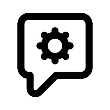 Yönetici servis vektör tasarımının modern simgesine bakın