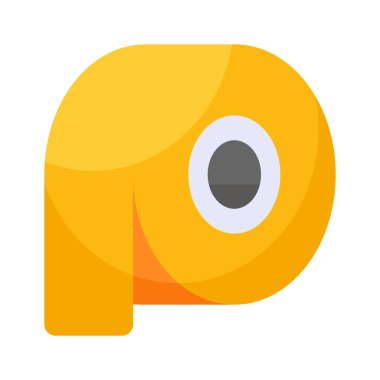 Yapıştırıcı bant simgesi, mühürleme, yapıştırma veya tamir işlevlerini belirtmek için uygundur