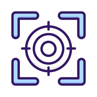 Düzenin moda simgesi, hedef vektör tasarımı düzenleme biçimi