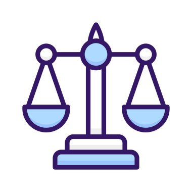 Düzenlenebilir biçimdeki denge ikonu, iş hukuku sembolü