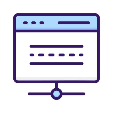 Düzenlenebilir tasarım tarzında web sunuculuğunun moda simgesi