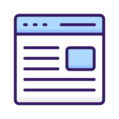 Web sitesi, web sayfası, tarayıcı simgesi tasarımı