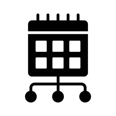 Takvimin bu güzel tasarlanmış vektörünü, planlayıcının premium simgesini kontrol et