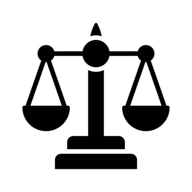 Düzenlenebilir biçimdeki denge ikonu, iş hukuku sembolü