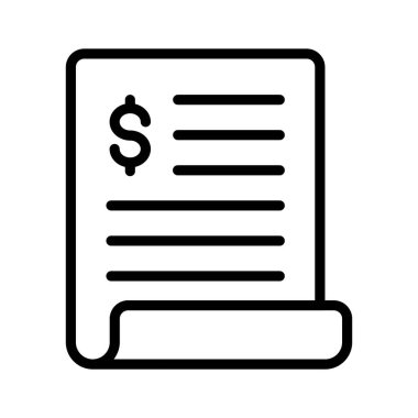 Mali belgenin konsept vektörünü tasvir eden sayfa üzerindeki dolar, simge kullanmaya hazır