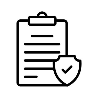 Güvenli dosyanın yaratıcı simgesine bakın, premium vektör kullanmaya hazır