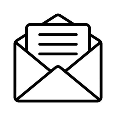 Bu gelen kutusu, e- posta, mesaj, e-posta vektör tasarımının yaratıcı simgesini al