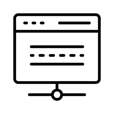 Düzenlenebilir tasarım tarzında web sunuculuğunun moda simgesi