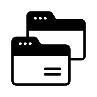 Modern tarzda dosyaların vektörleri, dizinlerin modaya uygun simgesi