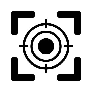 Düzenin moda simgesi, hedef vektör tasarımı düzenleme biçimi