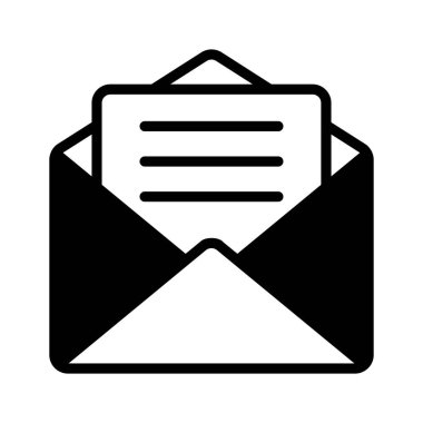 Bu gelen kutusu, e- posta, mesaj, e-posta vektör tasarımının yaratıcı simgesini al