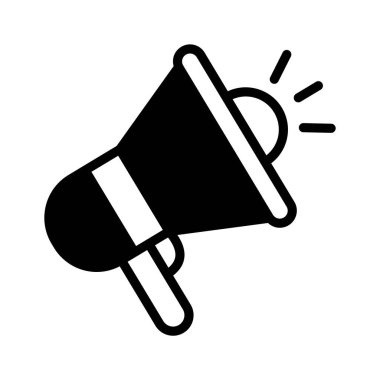 Bu güzel tasarlanmış megafon simgesini düzenlenebilir şekilde tut, hoparlörün kişiselleştirilebilir bir vektörü.