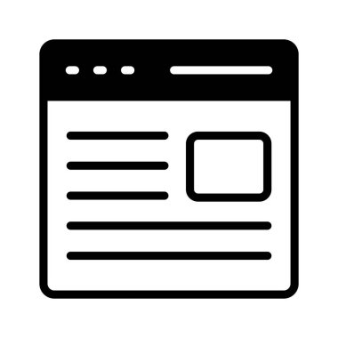 Web sitesi, web sayfası, tarayıcı simgesi tasarımı