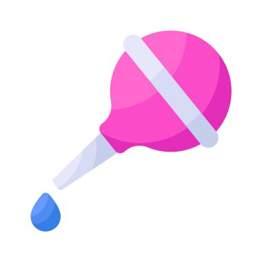 Modern tarzda ilaç damlatıcı vektör tasarımı