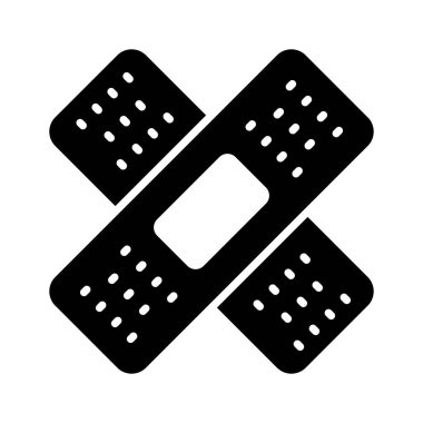 Moda tarzında bandaj simgesi, premium kullanıma hazır