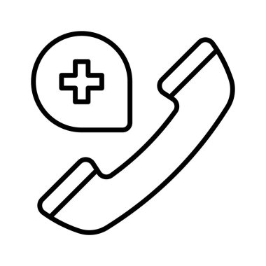 Tıbbi acil durum vektör tasarımı modada