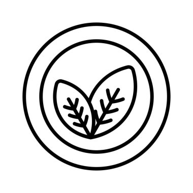 Alerjsiz pul vektör tasarımı, simge kullanmaya hazır