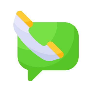 Özenle hazırlanmış iletişim uygulaması simgesi tasarımı, premium kullanıma hazır