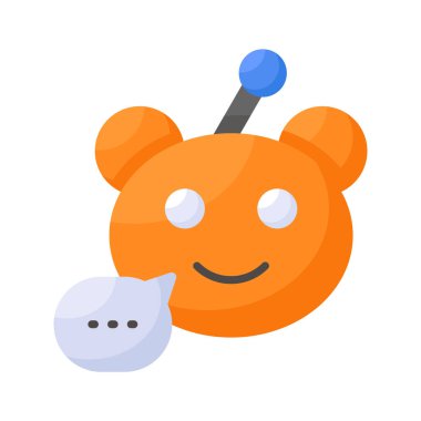 Bir sosyal medya platformu içeriklerini, reddit vektör tasarımlarını yayınlar