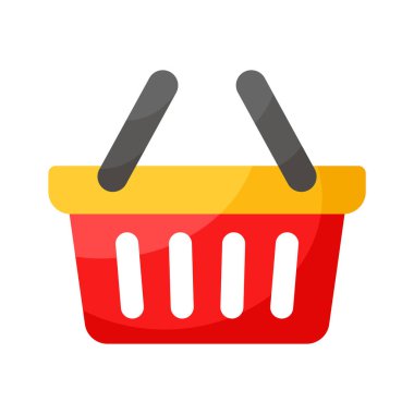 Düzenlenebilir stilde inanılmaz bir alışveriş ikonu tasarladı