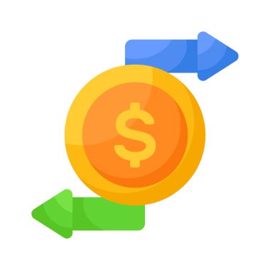 Modern tarzda borsa uygulaması logo vektör tasarımı