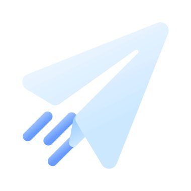 İletişim, mesajlaşma, sohbet vektör tasarımı kavramını gösteren bir kağıt düzlem