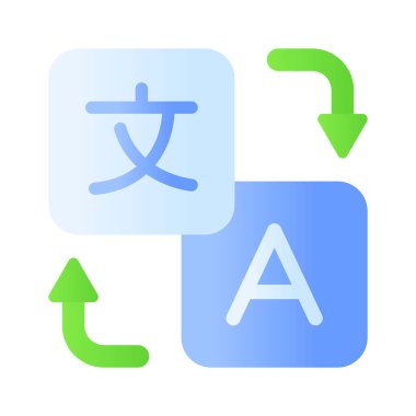Dil çeviricisi, vektör tasarımı için hazır