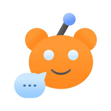 Bir sosyal medya platformu içeriklerini, reddit vektör tasarımlarını yayınlar