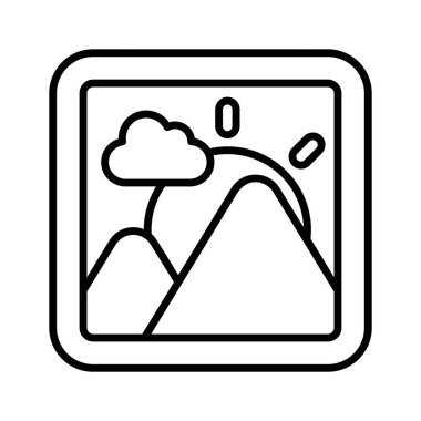 Video düzenleme simgesi video görüntülerini kesmek, düzenlemek ve geliştirmek için kullanılan yazılım özelliklerini temsil eder.