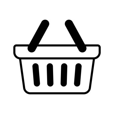 Düzenlenebilir stilde inanılmaz bir alışveriş ikonu tasarladı