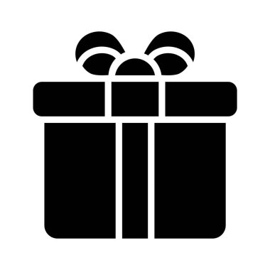 İyi tasarlanmış hediye kutusu, sürpriz, kutlamalar, hediye sepeti vektör tasarımı ikonu