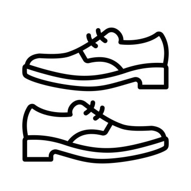 Düzenlenebilir tarzda iyi tasarlanmış ayakkabılar, inanılmaz bir vektör.