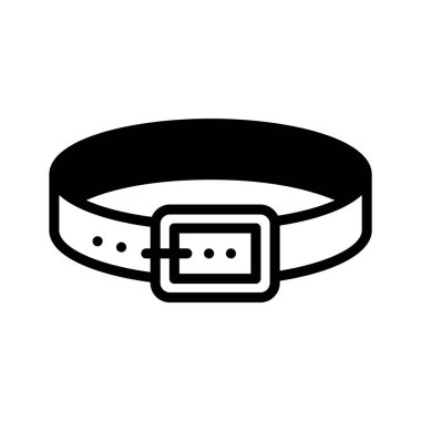 Modern tasarım tarzında özelleştirilebilir bir kemer simgesi