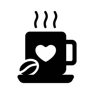 Kahve fincanı, sıcak içecek, buhar vektörü tasarımlı çay fincanı.