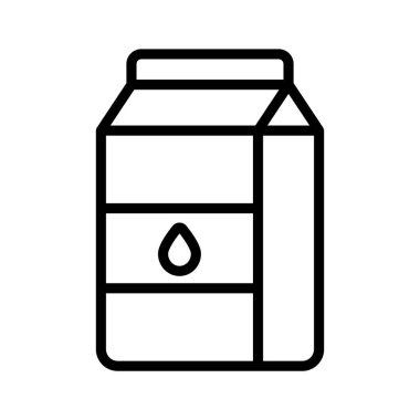 Yaratıcılık ürünü süt kutusu ikonu, beslenme, pamuk, sağlıklı içecekler.