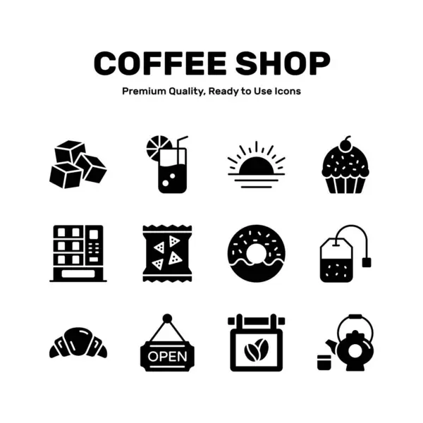 stock vector Take a look at this amazing coffee shop icons set