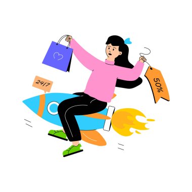 Yeni tekliflerin bu şaşırtıcı vektör tasarımını deneyin.