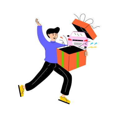 Şanslı çekilişin bu mükemmel tasarlanmış vektör çizimine bir şans verin.