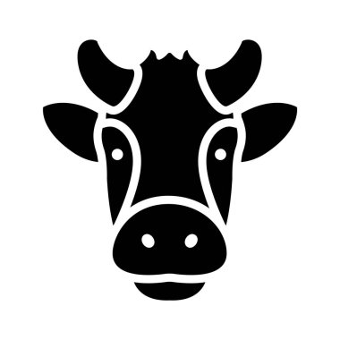 Düzenlenebilir stildeki şu inek suratlı yaratıcı ikona bir bakın.