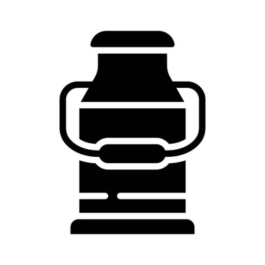 Ellerinizi bu birinci sınıf süt kutusuna koyun, vektör kullanmaya hazır olun.