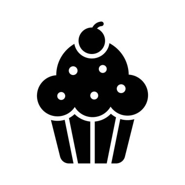 Ellerinizi bu muhteşem kek ikonuna koyun, vektörü kullanmaya hazır olun.