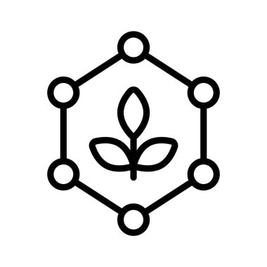 Paraben ücretsiz, akıllı çiftlik simgesi tasarımının bu düzenlenebilir vektörünü al