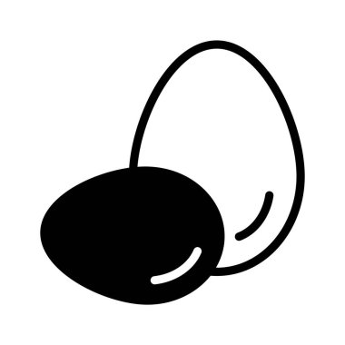 Kahvaltı malzemeleri, kümes hayvanları, çiğ yumurta vektör tasarımı.