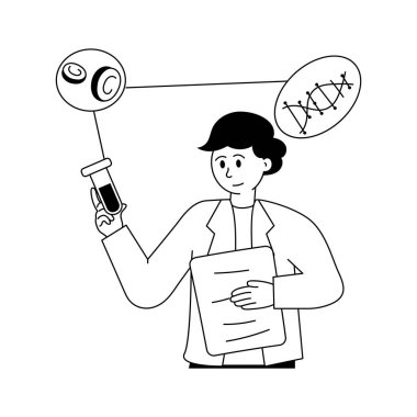 Kan testinin modaya uygun çizimi