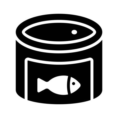 Parlak balık teneke taşıyıcı simgemizle tasarıma dalın