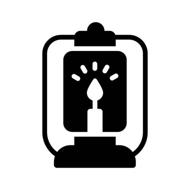 Tasarımlarınızı Yağ Lambası Vektör Simgesi ile aydınlatın! Klasik cazibe eklemek için mükemmel..