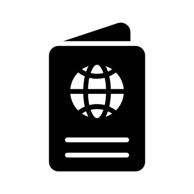 Pasaport Vektörü Simgemizle dünyanın kilidini aç! Seyahat temalı tasarımlar için mükemmel.