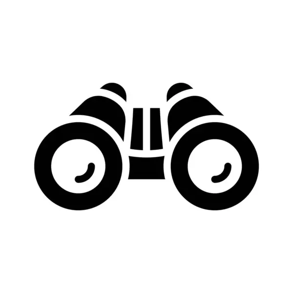 stock vector See beyond with our Binoculars Vector Icon! Explore every detail with clarity.