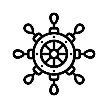 Tasarımlarınızı klasik Tekerlek Vektör Simgesi ile gezdirin