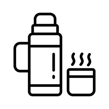 Maceralarınızı Termos Vektör Simgesi ile sıcak tutun!